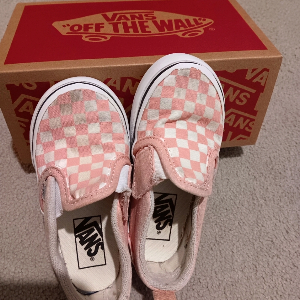 Toddler Vans Slip Ons - Size 7.5